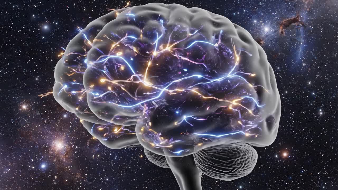 Il cervello con le connessioni neurali
