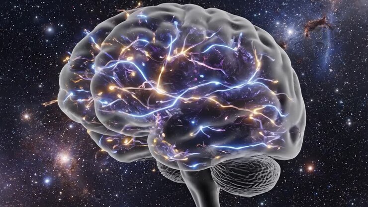Il cervello con le connessioni neurali