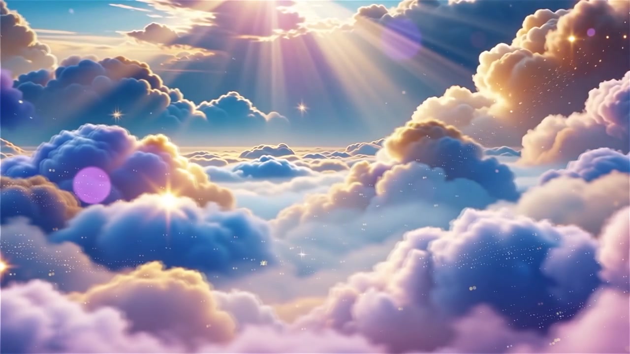 Sfondo di Adorazione Cristiana con Luce Celeste