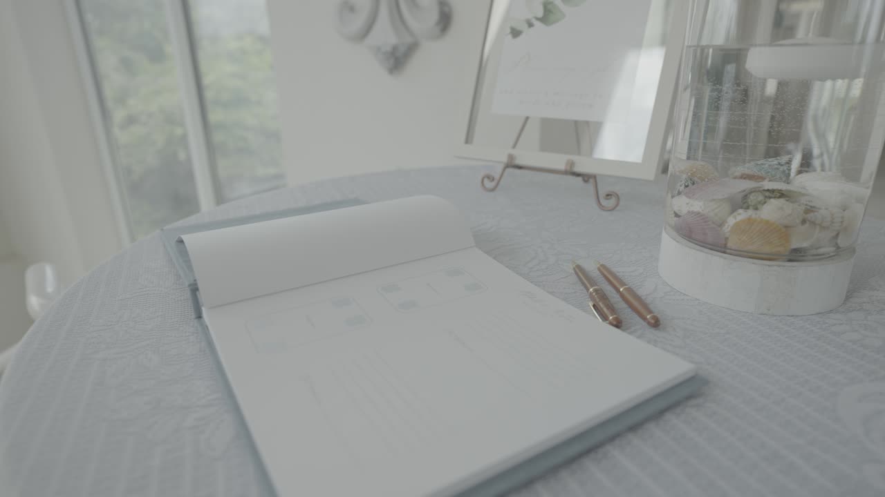 결혼식 피로연 개인 메시지 방명록