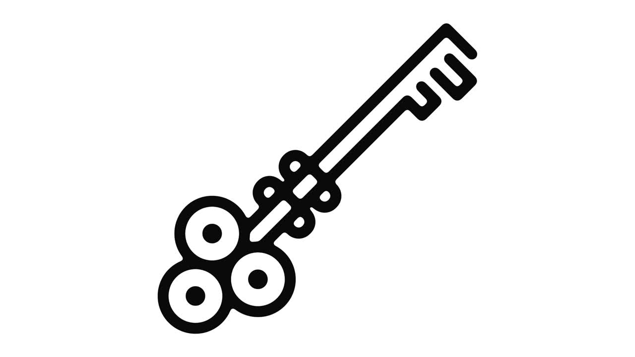 gráfico de movimiento de línea clave