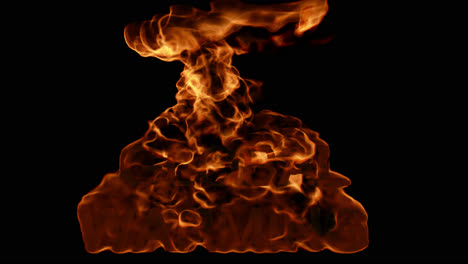 fuego de calentamiento global