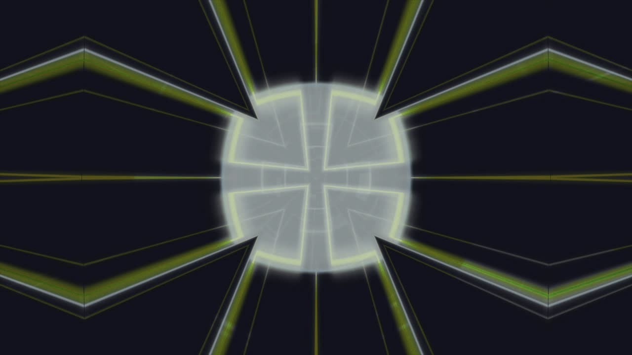 hi tech digital geométrico disco bucle