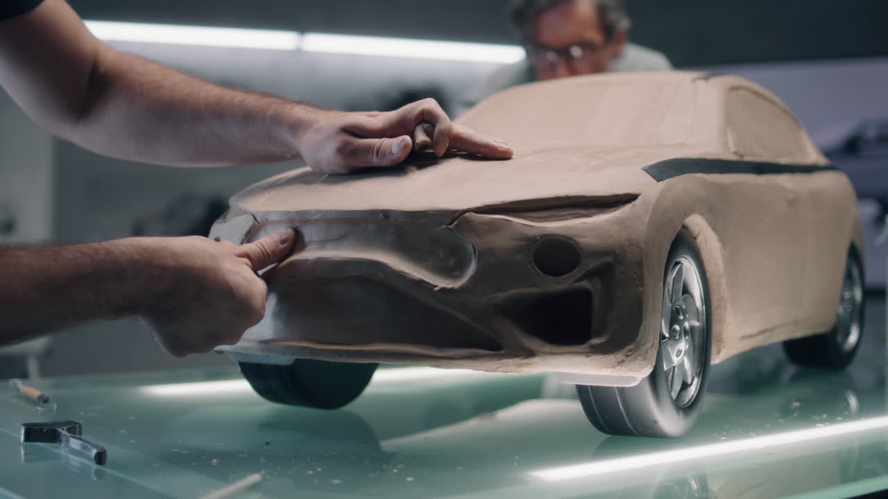 Clay Model Car Design