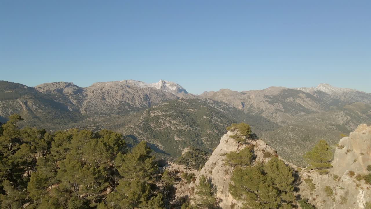 Discover the breathtaking views of the Tramontana mountains in Mallorca, showcasing the impressive natural beauty surrounding Cap Formentor and Alaro Castle.