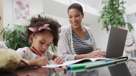 family enjoying free time at home