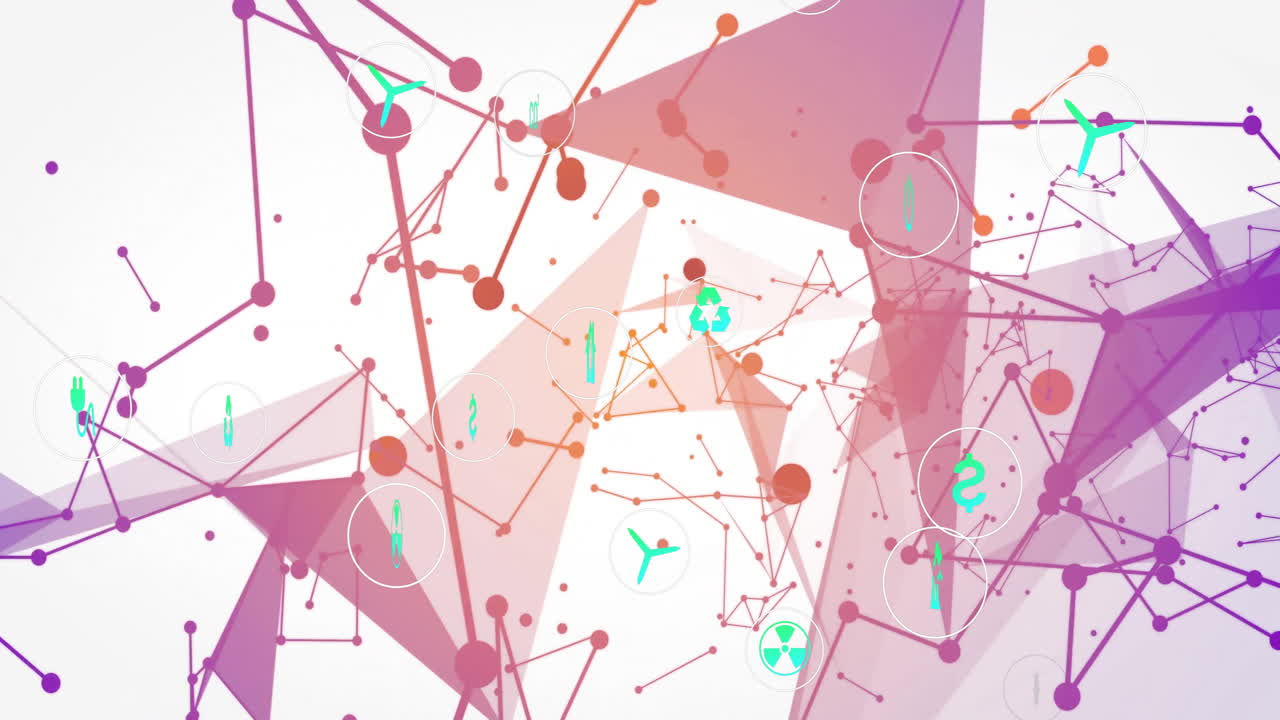 연결 네트워크의 애니메이션과 데이터 처리