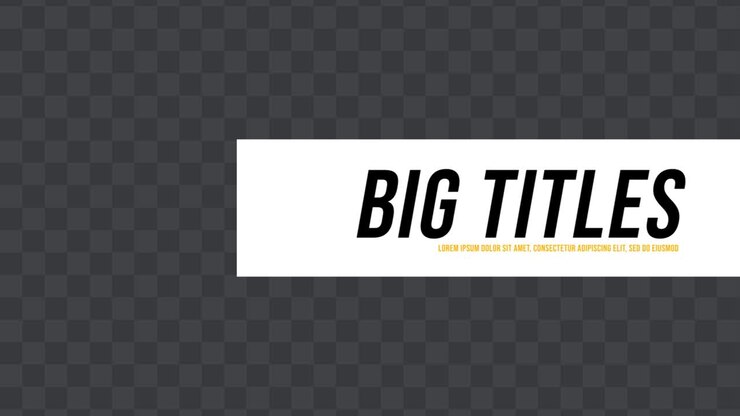 Titles Transitions 04 Adobe After Effects 2023 Resolution 3840×2160