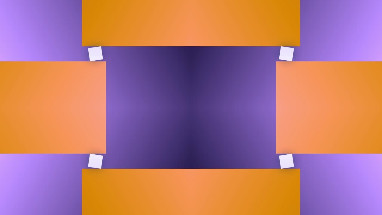 Block linear rectangle square shape seamless animation motion background geometric mirror overlay colour orange purple