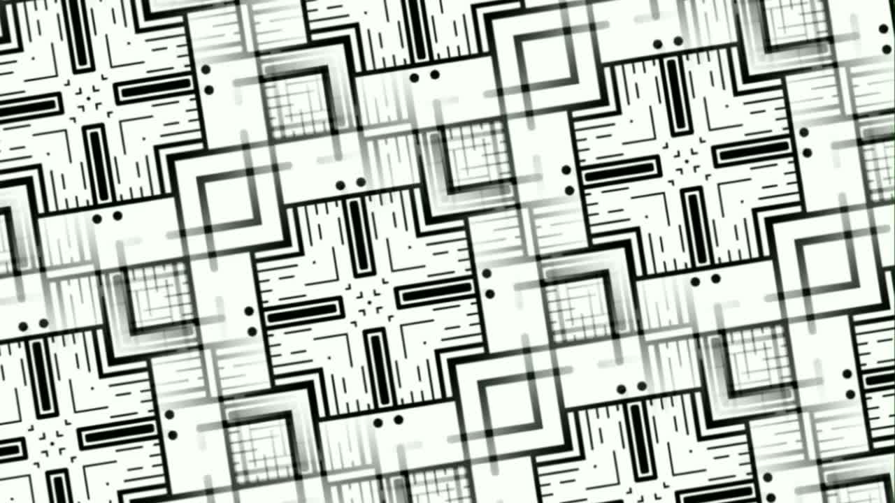 Monochromatic patterns and designs on revolving solid sheet of wallpaper