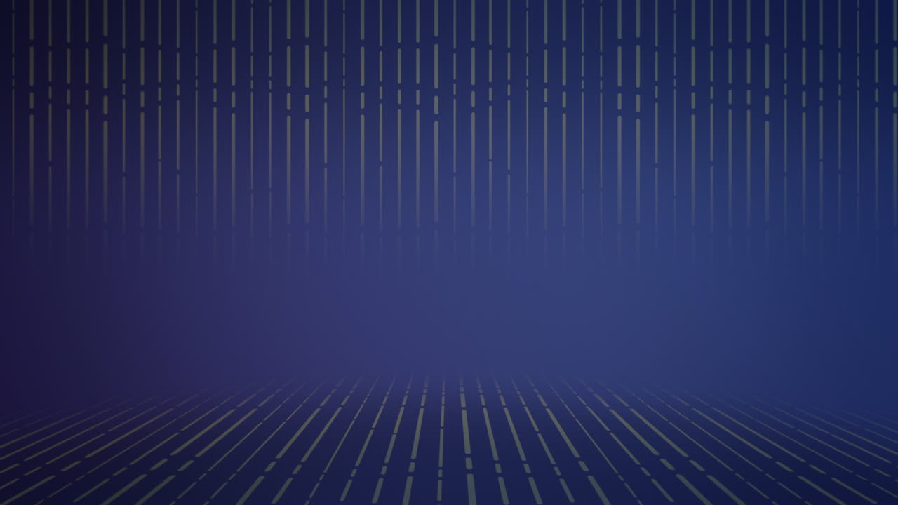 Modern and fashion geometric pattern with lines in rows on blue gradient