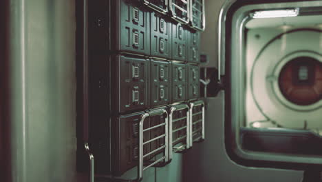 interior de la estación espacial internacional futurista