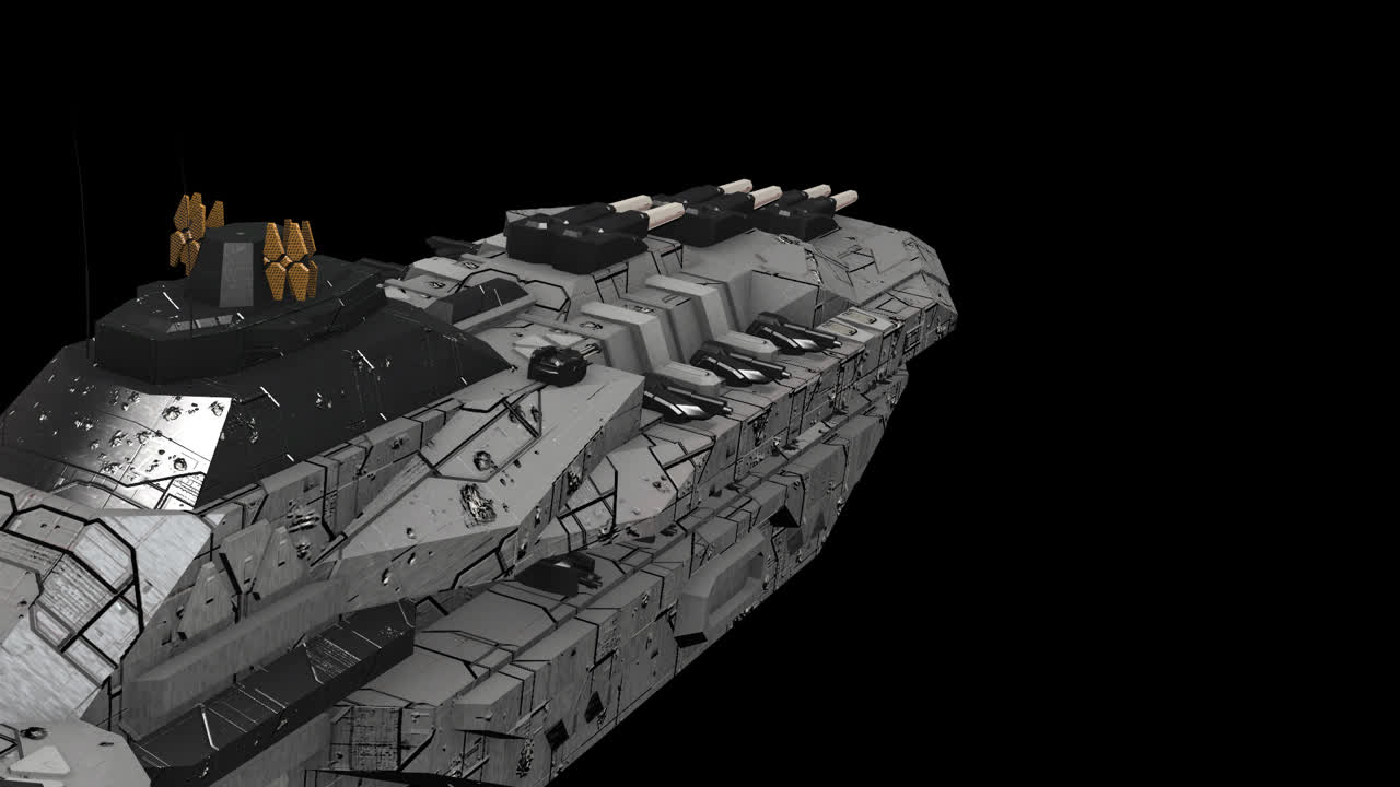 Nave da guerra sci-fi