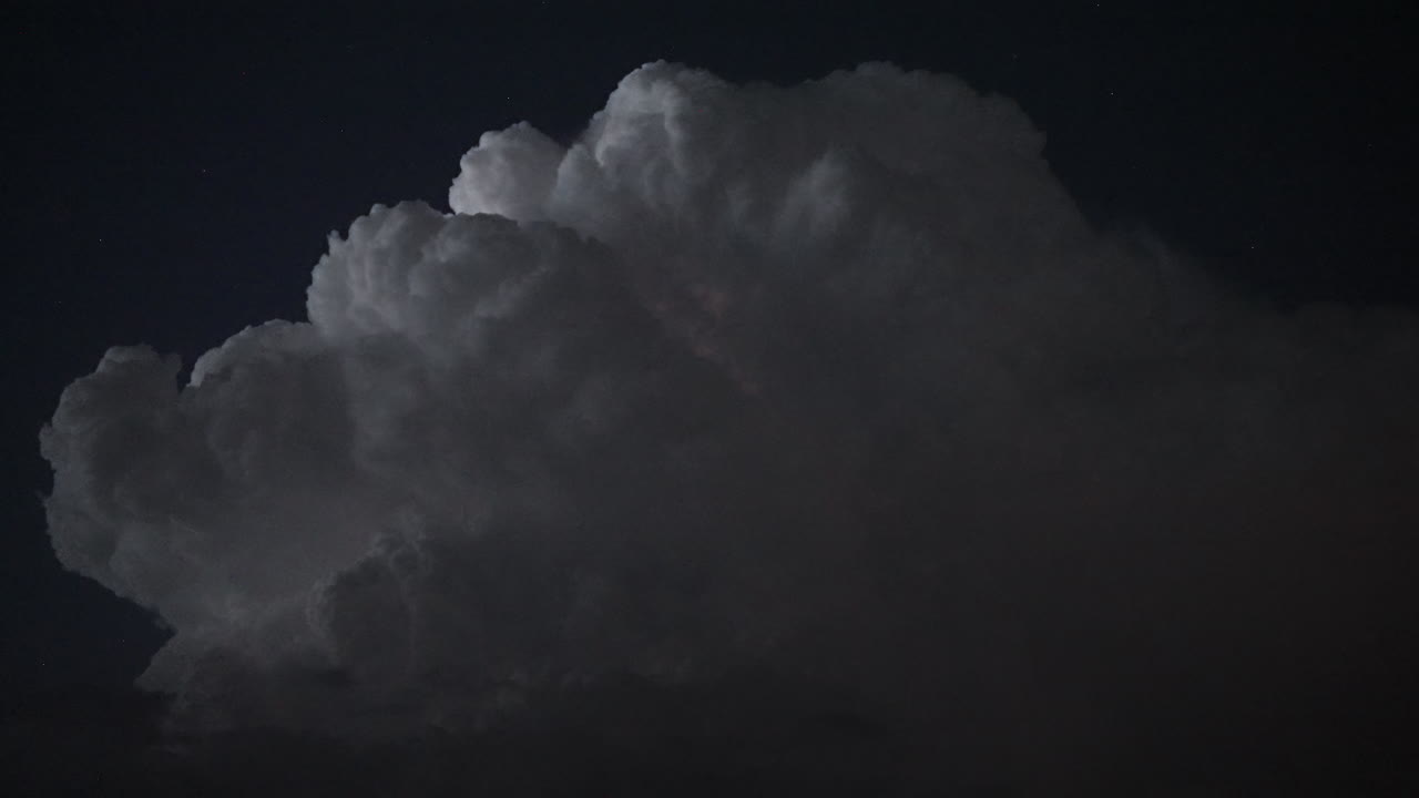 Dark Cloud Formation at Night