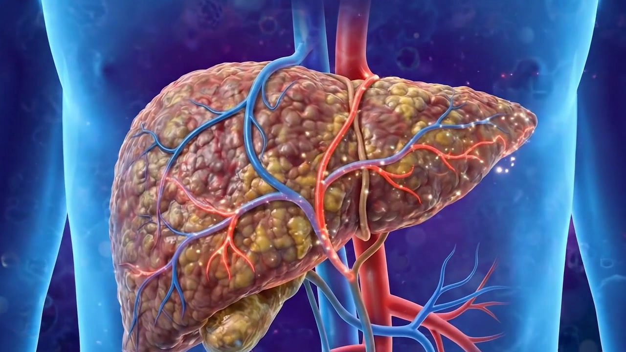 Detailed 3D Medical Render of Isolated Human Liver