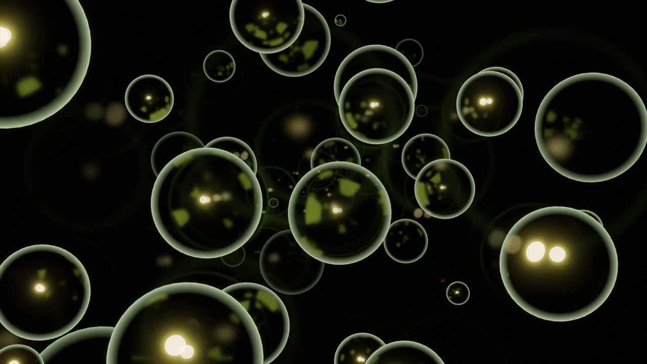 우주에서 추상적인 반이는 원