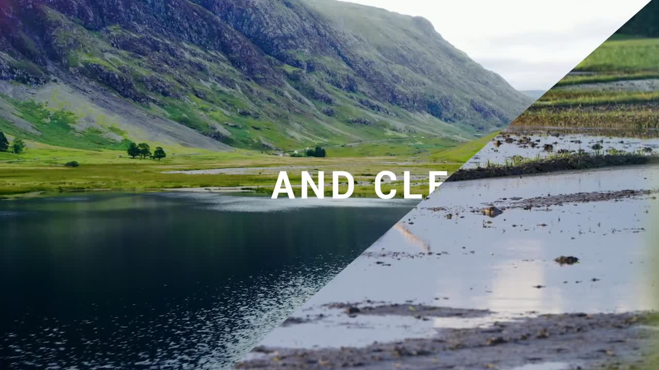 Sunset Beach and Tropical Waterfall