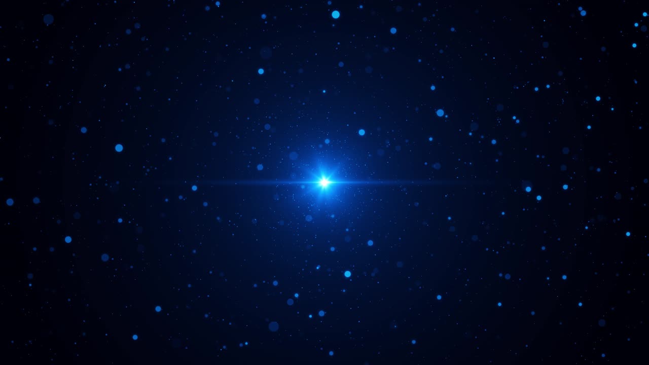 미래 지향적인 원형 사운드 웨이브 빅 데이터 시각화의 4K 추상 디지털 파티클 노이즈 원