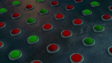 panel retro con leds