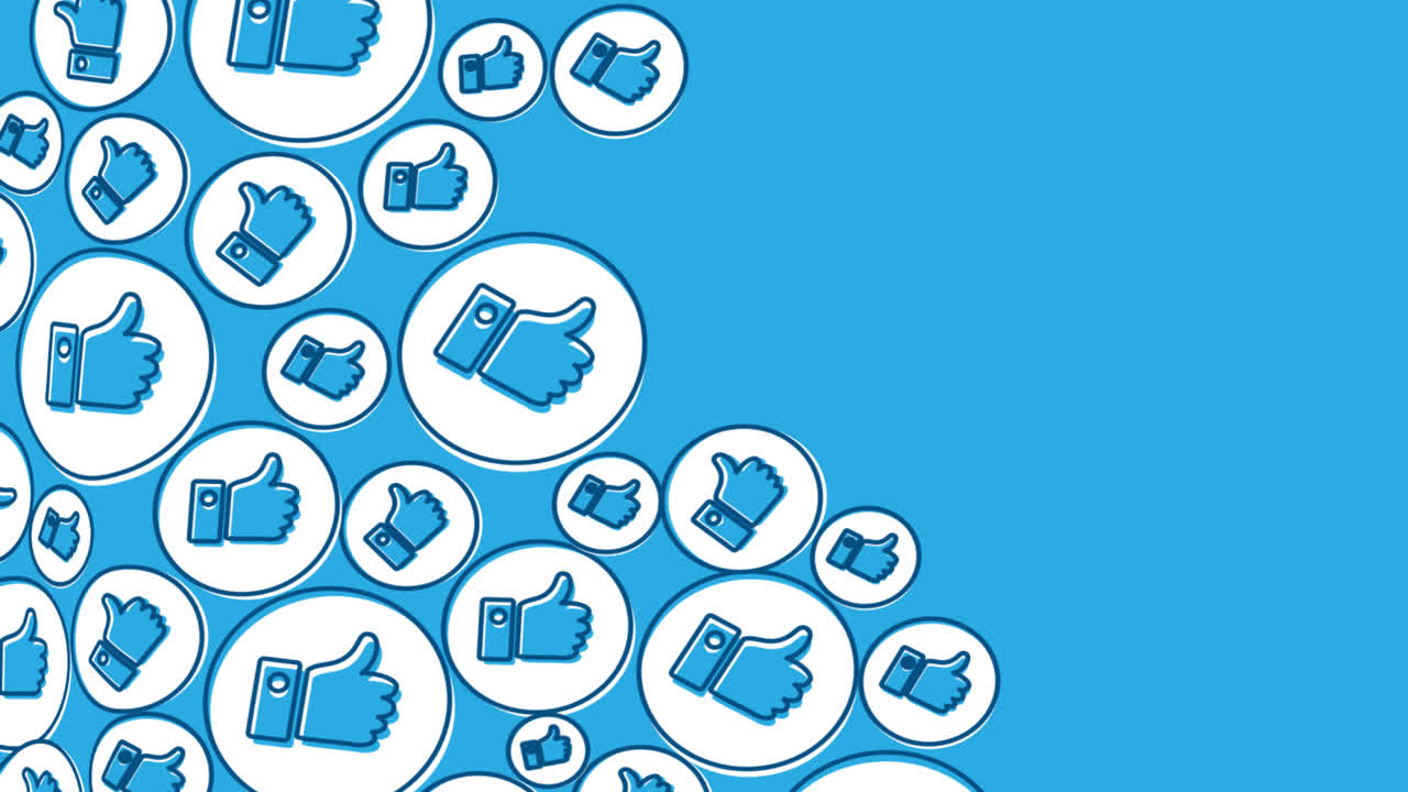 페이스북의 모션 그래픽은 배경을 좋아합니다.