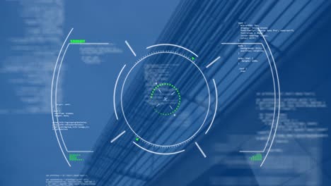 Animación-Del-Procesamiento-De-Datos-Financieros-En-Un-Moderno-Edificio-De-Oficinas.