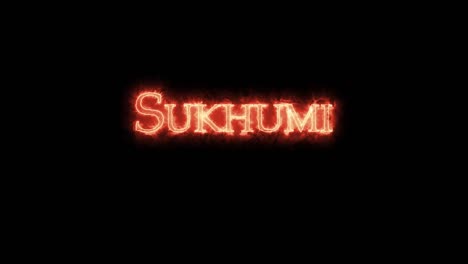 sukhumi escrito con fuego.