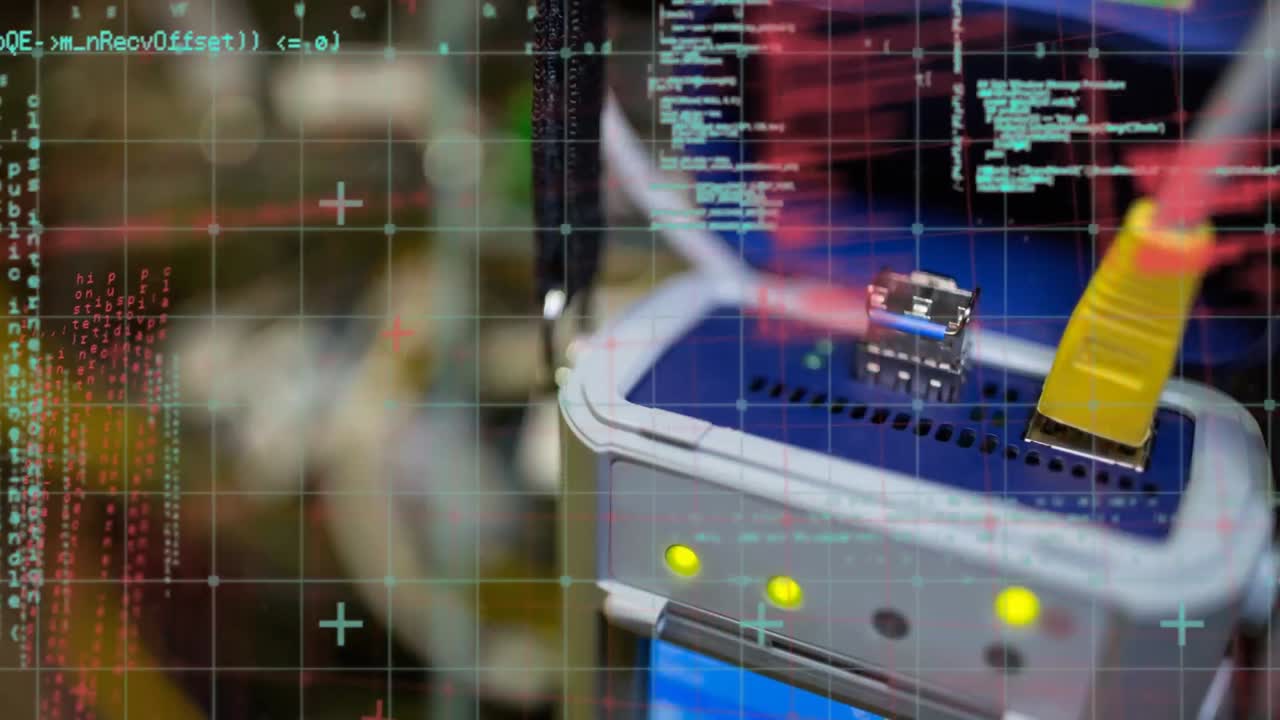 Animation of data processing over server