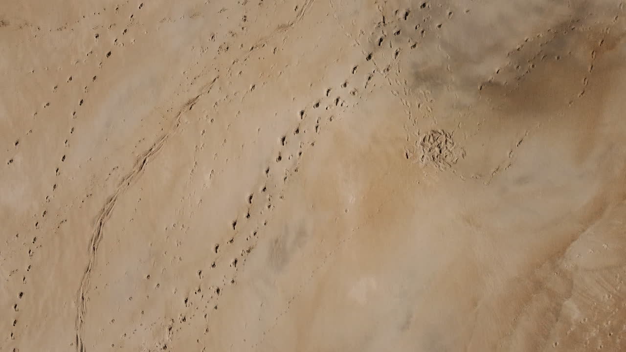 Aerial of enchanting sandy beach of Nazar&eacute;, Portugal