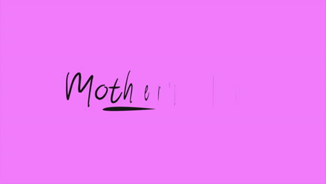 mothers day with brush on pink texture