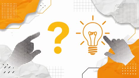 From Question to Solution Conceptual Illustration with Creative Idea