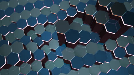 motion dark black hex grid background 43