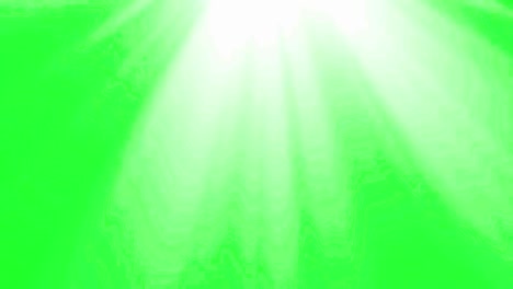 rays of lights on green screen background animation. beams light on stage.