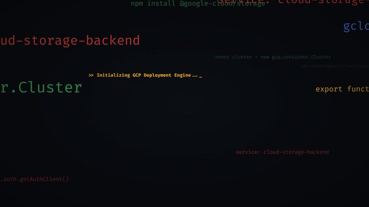 GCP Deployment Engine Initialization Process Display