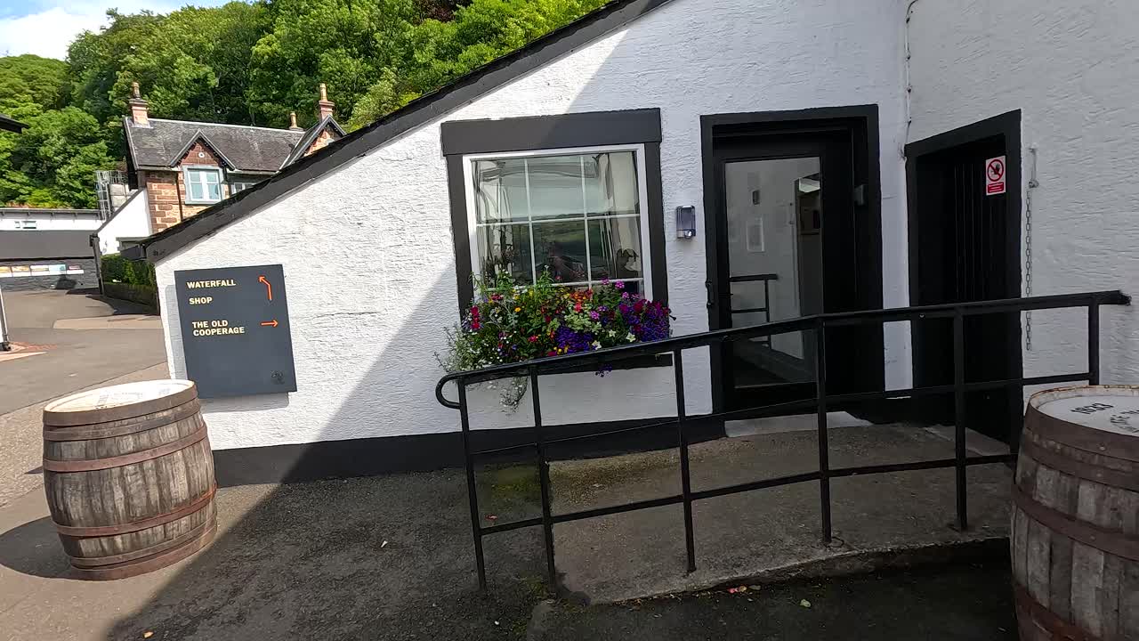 un día soleado en la destilería de glengoyne