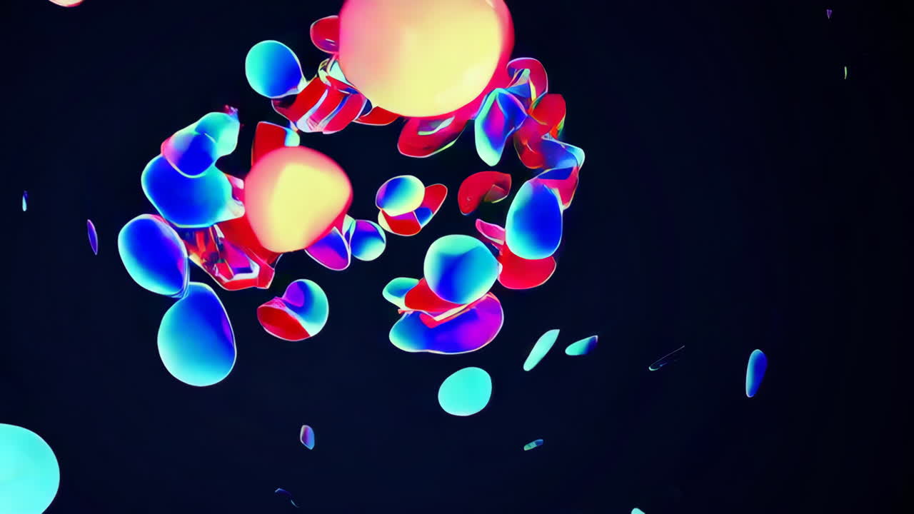 Abstract Neon Shapes