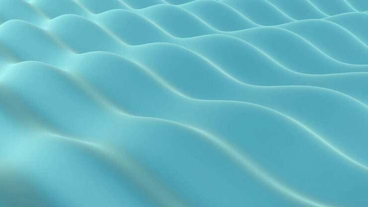 Abstract Blue Waves Background