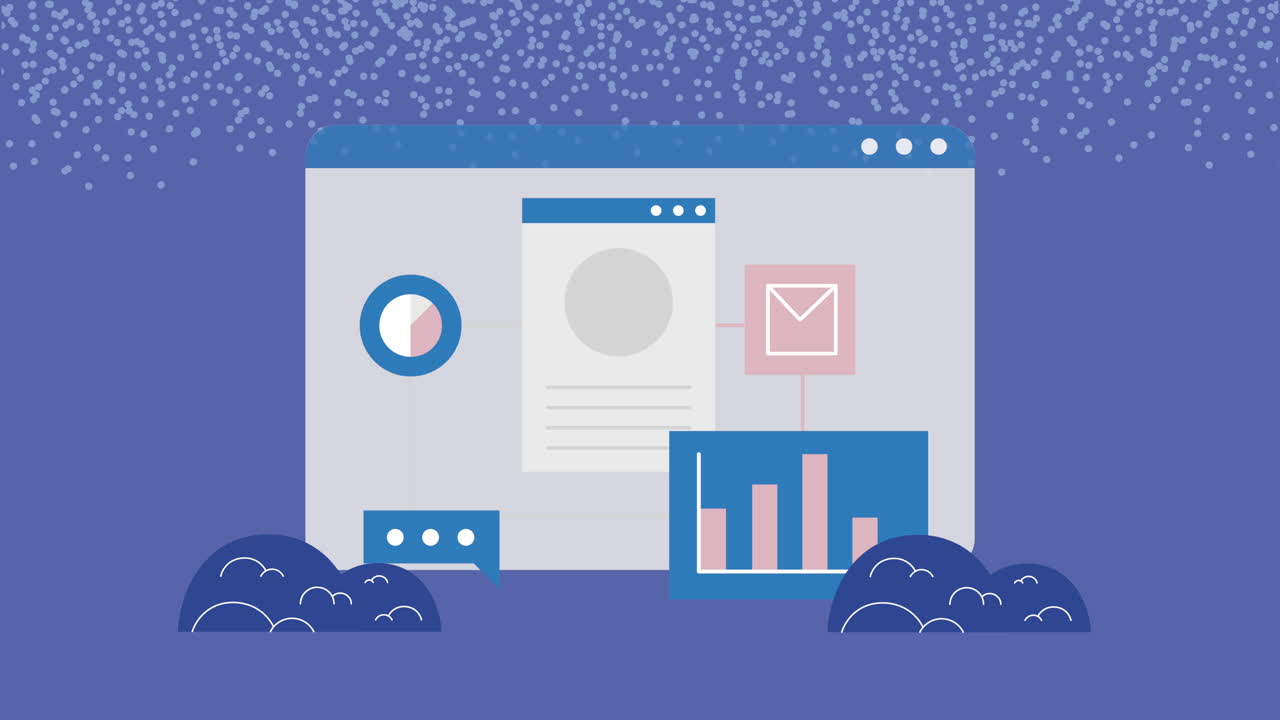 interfaz web moderna con elementos de visualización y comunicación de datos