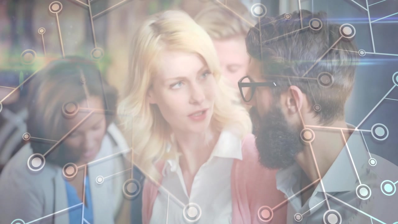 Diverse Business Team Collaborating on Project in Modern Office