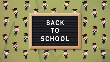 Animation-of-back-to-school-text-over-school-icons