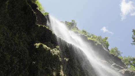 `scenic shot of the refreshing tumalog waterfall in cebu, philippines