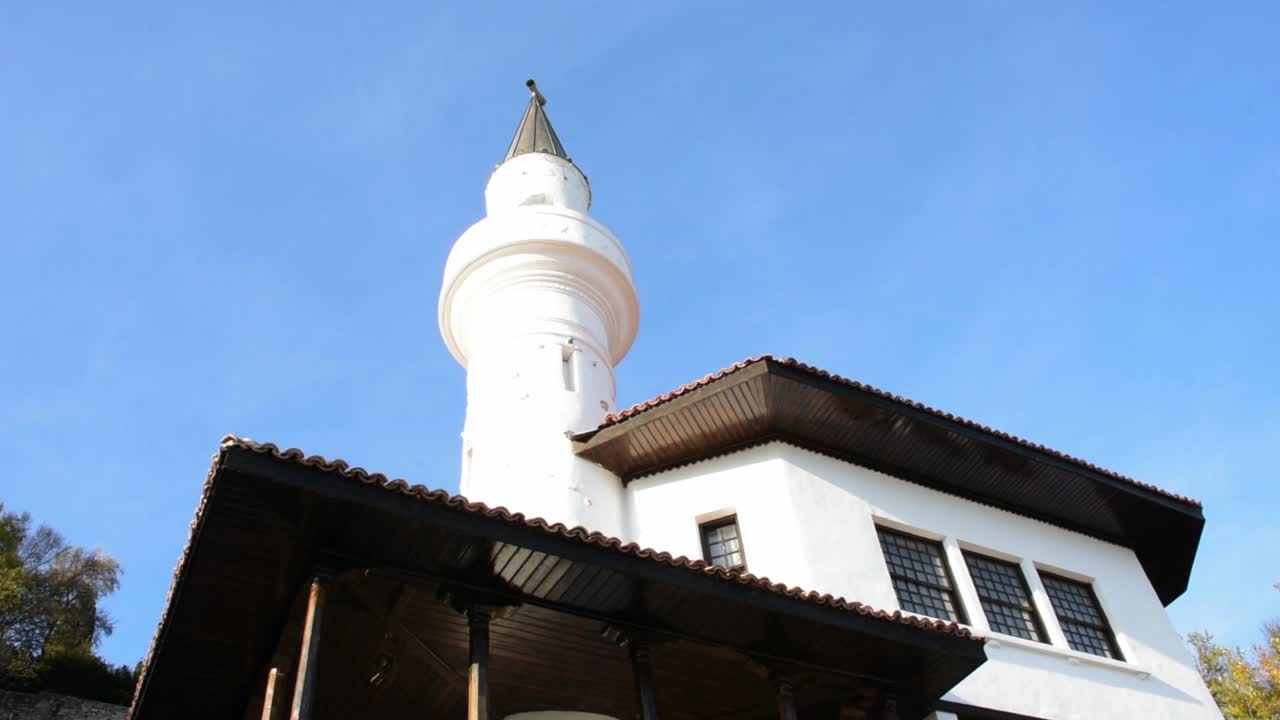 residencia de verano de la reina maría de rumania con el extravagante minarete en balchik bulgaria
