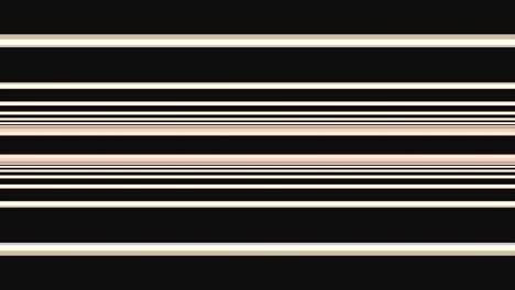 abstract horizontal beige lines moving up and down on black background, seamless loop. animation. narrow and wide parallel stripes moving endlessly