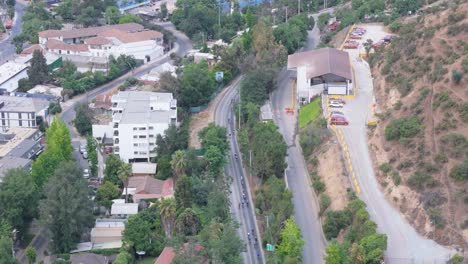 calles verdes para ciclistas en la ciudad, lo barnechea, chile