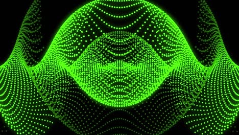 green color dot shape pattern animation motion graphics
