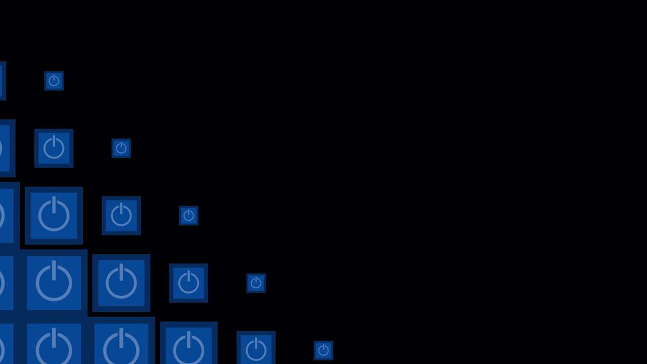 Fundo com Padrão de Botões de Energia