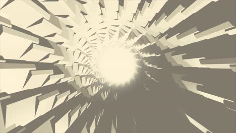 abstract geometric tunnel