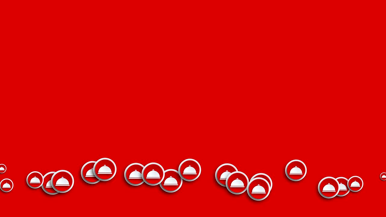 애니메이션 모던 추상 트레이 아이콘 모션 배경