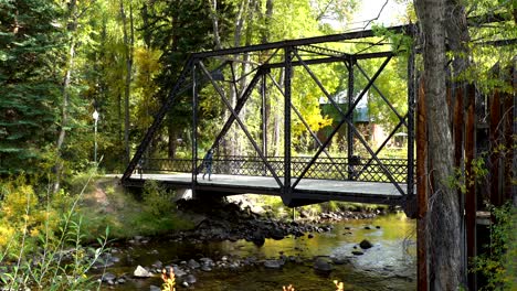 Menschen,-Die-über-Eine-Fußgängerbrücke-Gehen