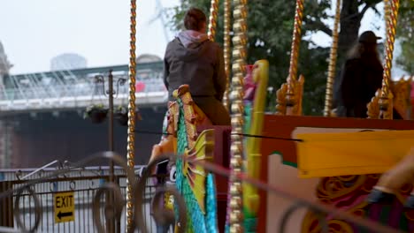 carousel on southbank, london, united kingdom
