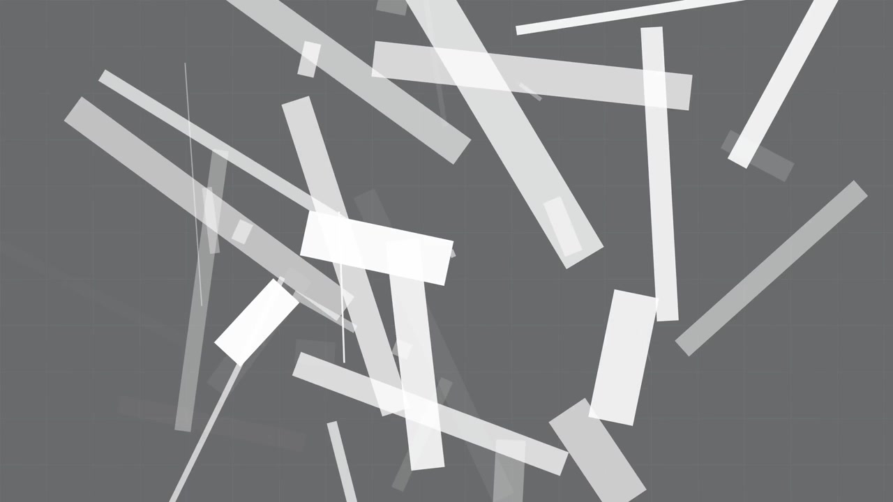 Abstract Motion Graphics Featuring Geometric Shapes and Lines